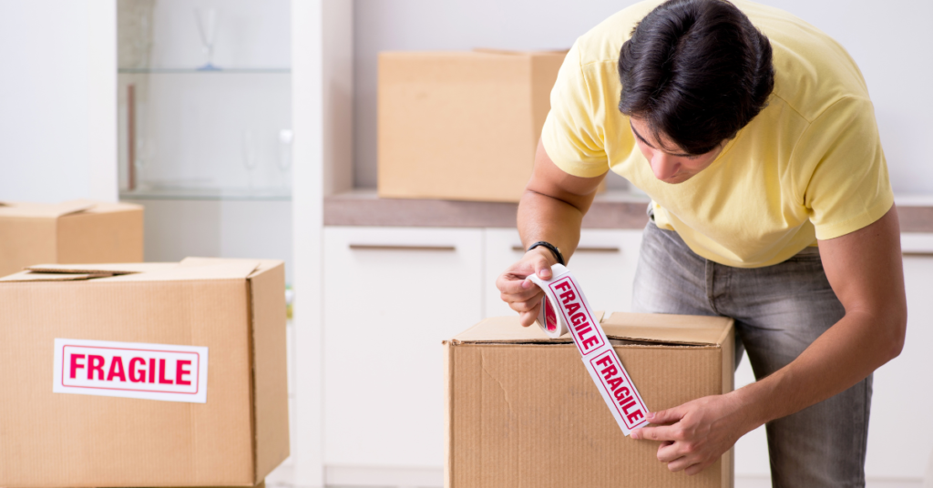 Packing fragile items