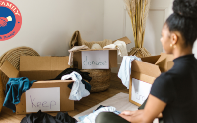 Decluttering before a move